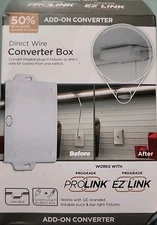 JASCO 55229 ULTRA PROGRADE PROLINK DIRECT WIRE UNDER CABINET LIGHT CONVERTER BOX