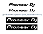 Two (2) Pioneer DJ Die-Cut Gloss Stickers – Vinyl Decals for Turntables & Gear