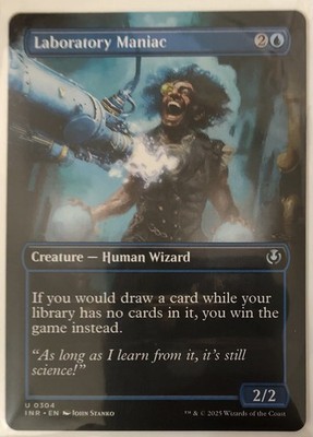 Laboratory Maniac (Borderless) MTG Innistrad Remastered U 304 Normal NM/NM+