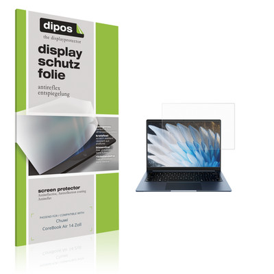 2x Schutzfolie matt für Chuwi CoreBook Air 14 Zoll Displayschutzfolie Folie