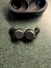 Jabra Elite 75t True Wireless Bluetooth In-Ear Earbuds w/ Case, Black For Parts