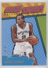 2024-25 Panini Origins Origin Stories Turquoise /25 Kawhi Leonard #22 16wc
