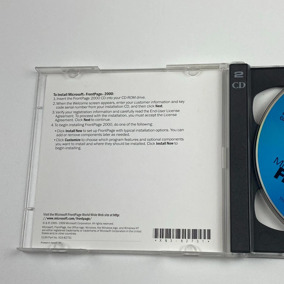 Microsoft Front Page 2000 (CD) for Windows 98 NT | Web Design Tool - Image 4 of 4