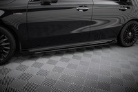 Seitenschweller Flaps Passend FüR Mercedes-Amg A35 W177 FL Schwarz Hochglanz