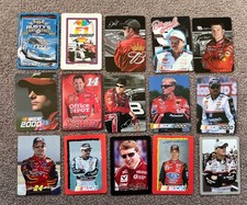 Original swap playing cards car racing NASCAR Formula 1 drivers