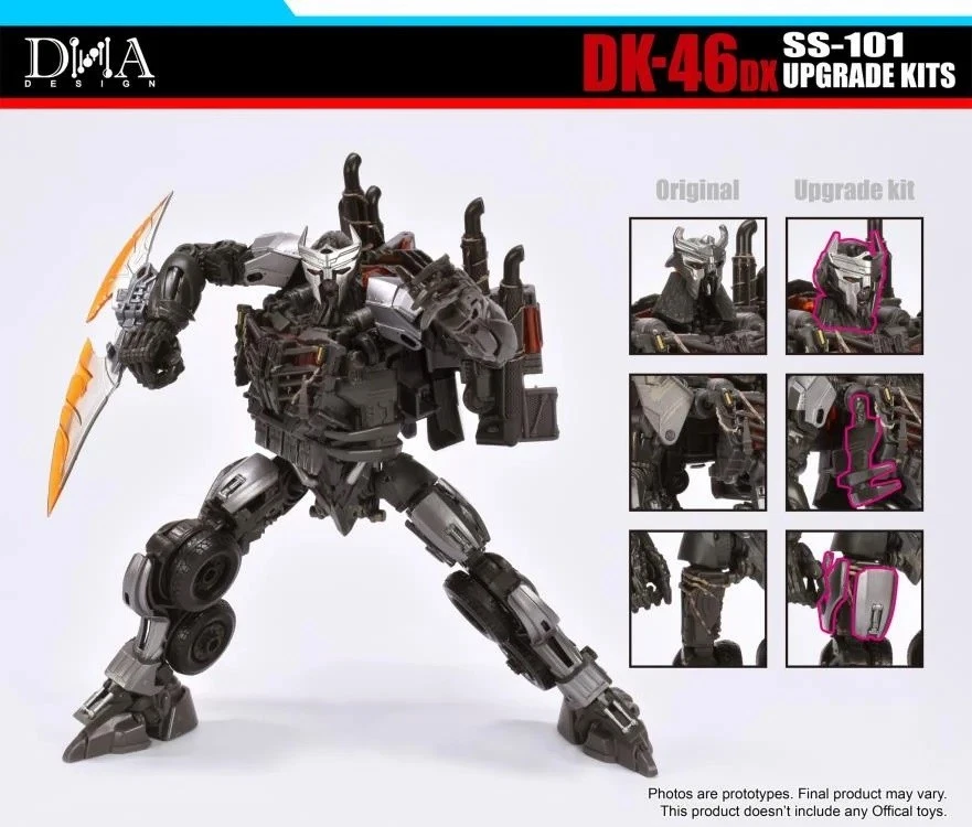 DK-46DX Upgrade Kit for Transformers Studio Series SS-101 Scourge | DNA Design - Image 2 of 4