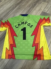 Jorge Campos Mexico Jersey Rare 1995 ABA Sport XXL, Fits like XL