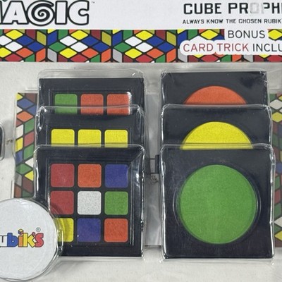 Rubik s Magic Cube Prophecy Card Trick Sealed New Fantasma Magic Rubiks