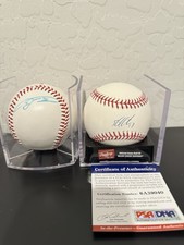 Carlos Zambrano and Starlin Castro Autographed Baseballs - Chicago Cubs