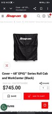 Snap-on 68 In Epiq With Hutch Cover. Black. Newunopened. Kac307668bk Snap-on 68 In Epiq With Hutch Cover. Black. Newunopened. Kac307668bk