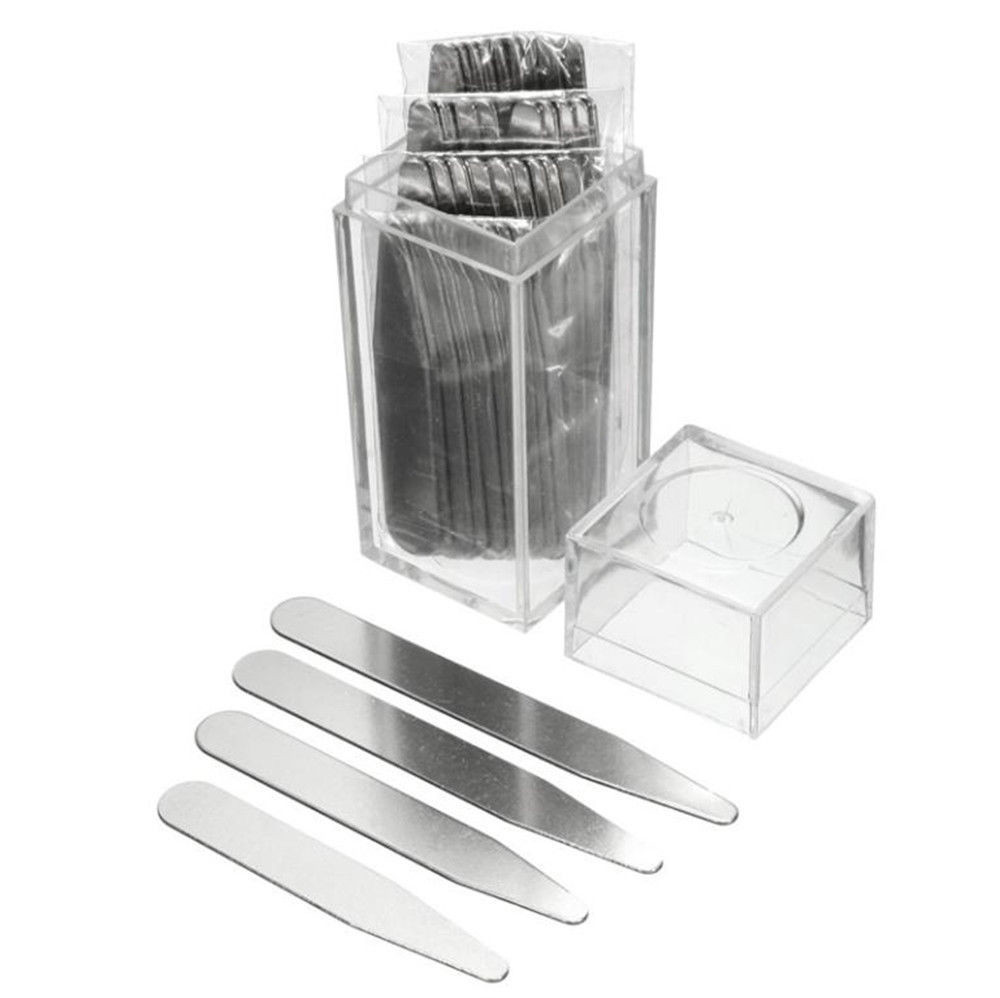 40/80 Pcs Collar Stays for Men Dress Shirts Collar Inserts in 4 Size ...