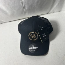 Decky Planting Roots Adjustable Strap Mesh-Back Black Hat “NWT”
