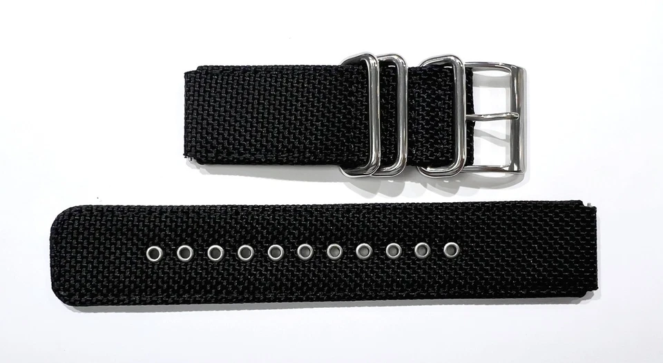 Correa de repuesto genuina Casio para GA100BBN-1 BANDA DE TELA DE DOS PIEZAS GA100 Foto 2 de 4