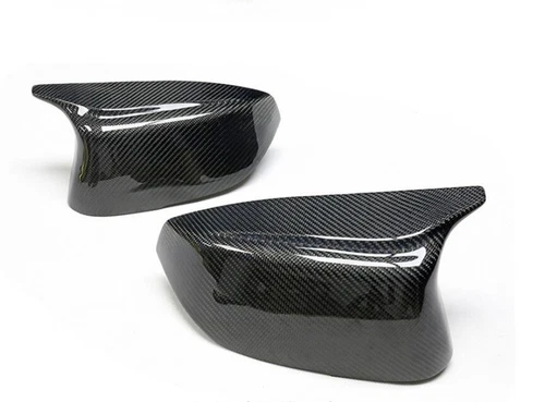 1PAIR CARBON FIBER MIRROR CAP COVER FOR 2014-2023 INFINITI Q50 Q60 M STYLE