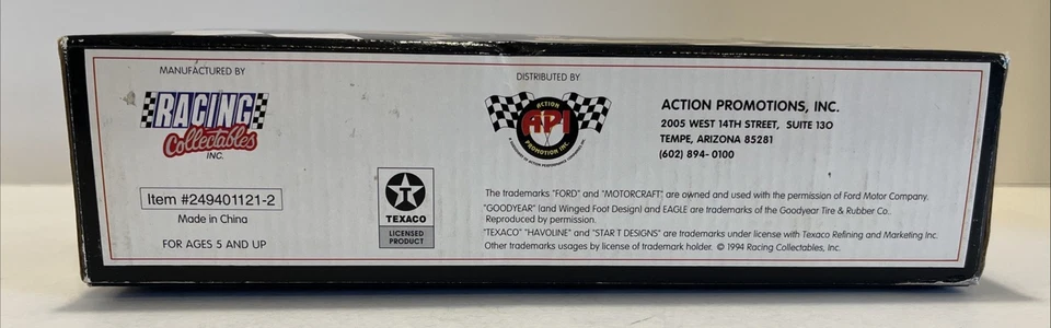 Acción #28 Ernie Irvan Ford Thunderbird 1994 Edición Coleccionista Banco Nuevo Foto 4 de 4