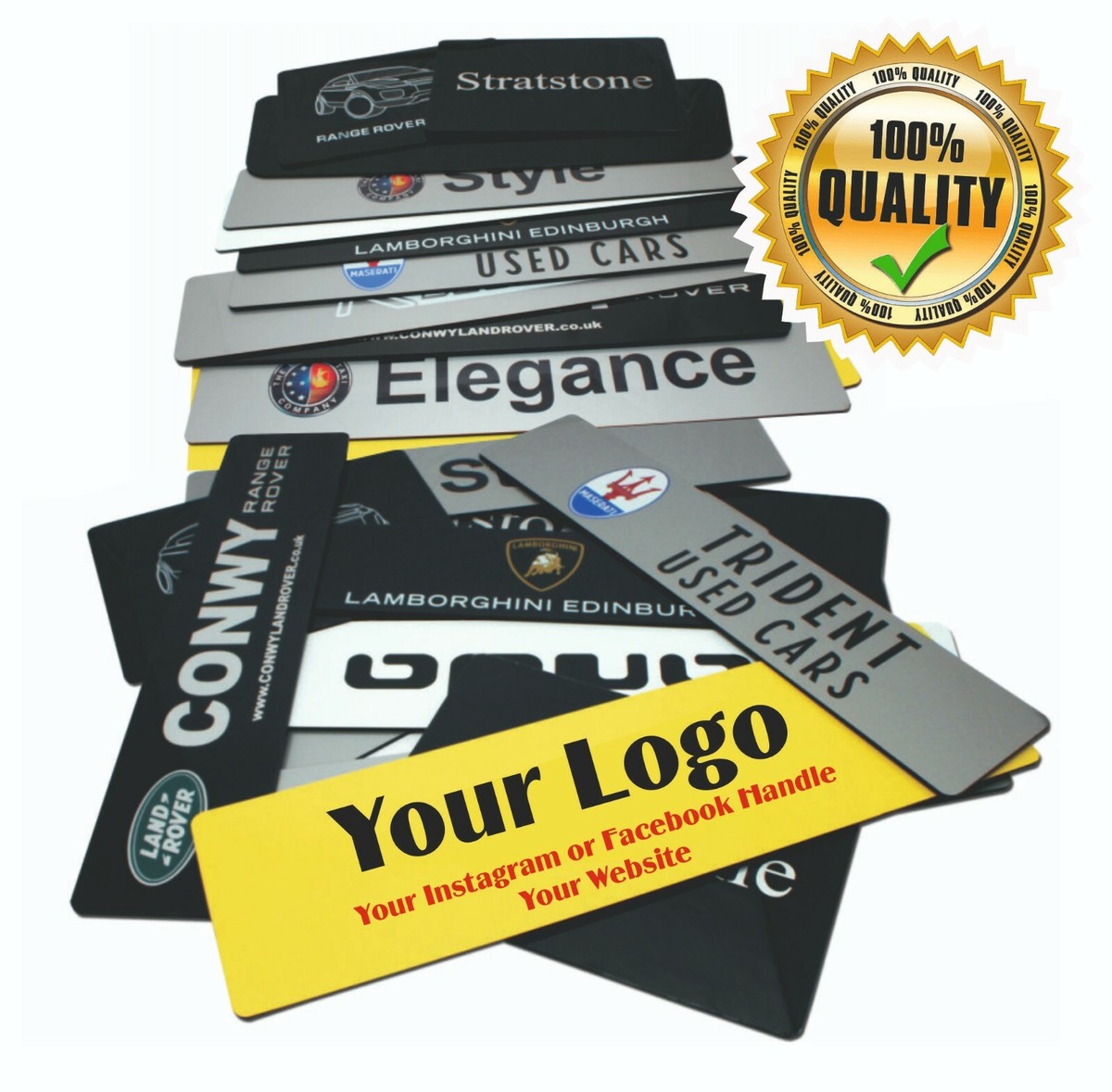 Car Number Plate Design