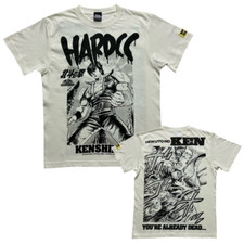 T-shirt Pugno della Stella del Nord Kenshiro Vaniglia Bianco Hardcore Cioccolato Giappone