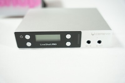 Cerevo LiveShell PRO CDP-LS02A Encoder RTMP HD Wireless Cerevo LiveShell PRO CDP-LS02A Encoder RTMP HD Wireless