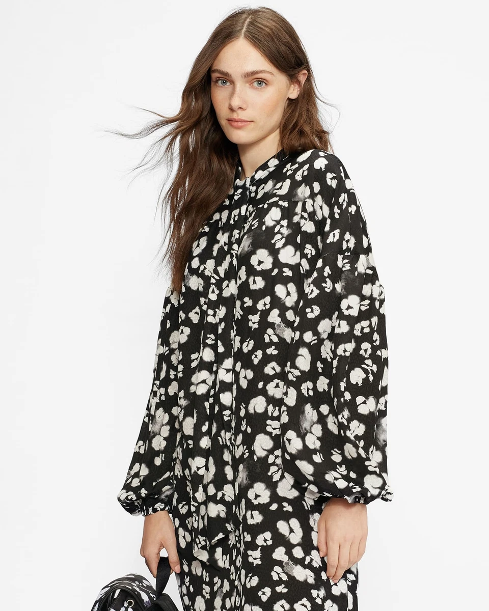 NWT 325 Ted Baker London Wilmy Longline Pussy Bow Dress Ted 2