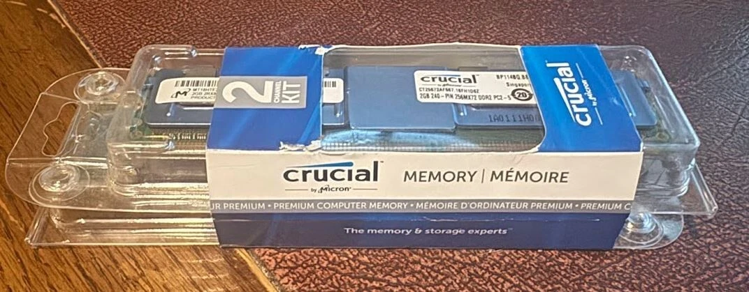 Crucial 8GB 2x4GB PC2-6400 DDR2-800MHz Laptop Ram SODIMM für Dell Latitude E5500