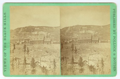 D0728~ DAKOTA TERRITORY Highland Mill Stereoview   Pollock & Boyden
