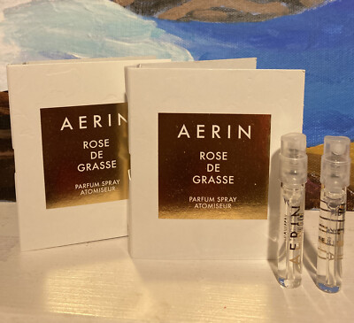 2, Estee Lauder AERIN Rose De Grasse Eau de Parfum Spray Sample