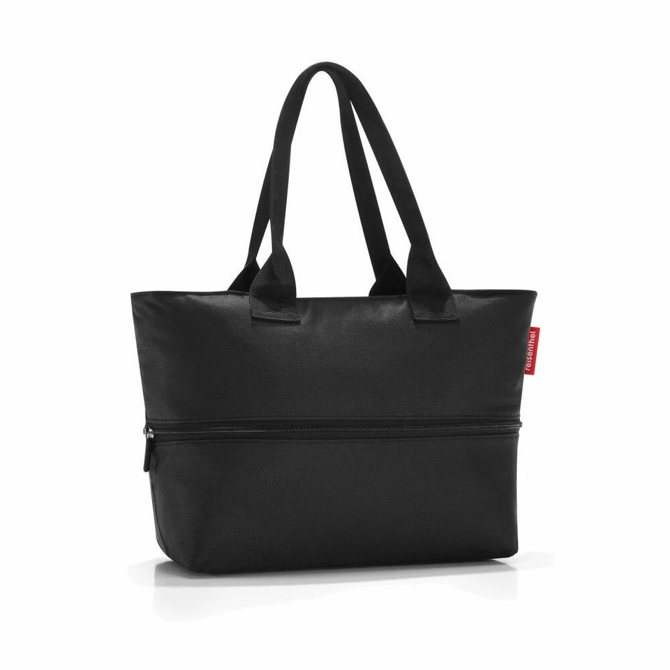 reisenthel shopper e1 einkaufstasche mit reißverschluss black / schwarz RJ7003 - Bild 2 von 4