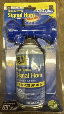 Marpac Push Button Horn 8oz Signal Horn 7-0655