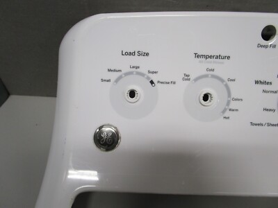GE TL Washer Control Panel, White (NO BOARD) WH42X24474