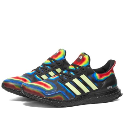 adidas Ultraboost Sneakers Black Heat Map Edition Running Shoes Trainers Men 9UK