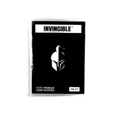 Ultra Premium 75 pt. Card Sleeves For Slightly Thick Mem Cards Invincible Cards