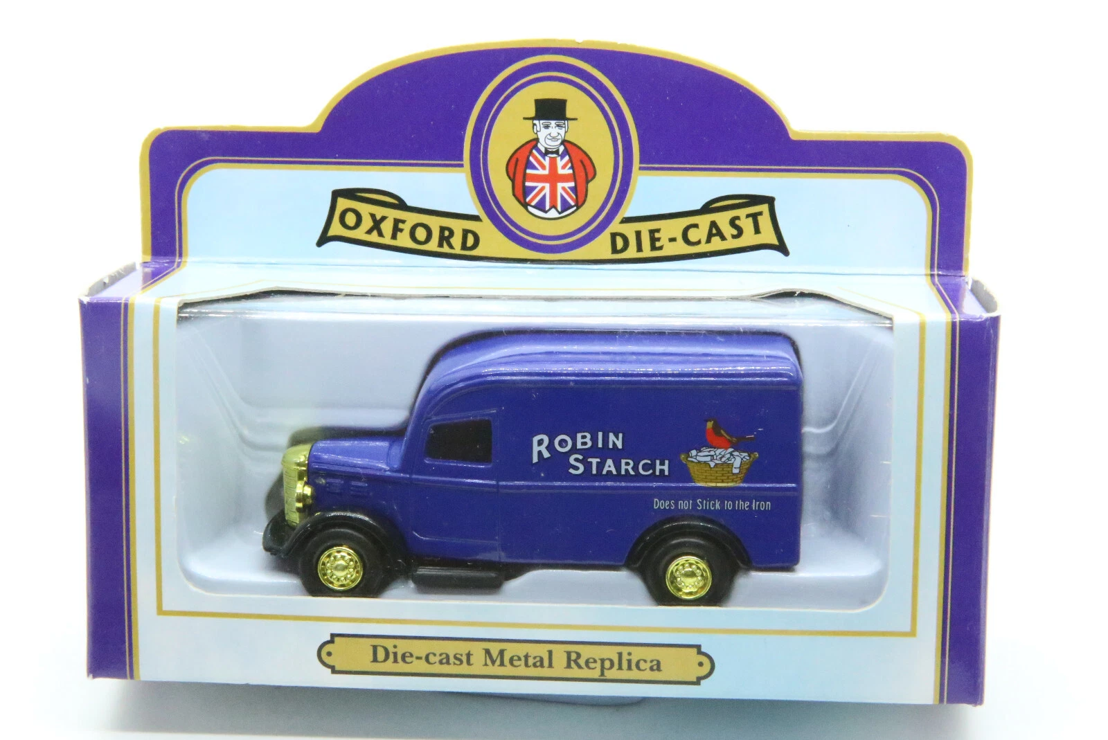 VANS Oxford Diecast Model CS031 Bedford Van Robin Starch Edizione Limitata