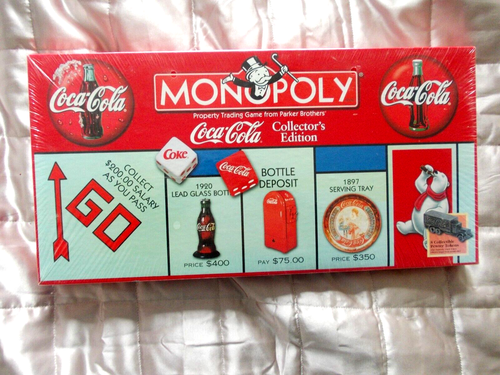 Monopoly U.S. Coca-Cola Collector's Edition NEU & VERSIEGELT