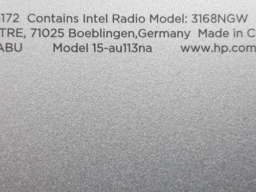 15.6inch HP MODEL15-AU113na CORE i3 7TH GEN 8GB 256GB SSD WIN 11 PRO/OFFICE 2019 - Picture 15 of 15