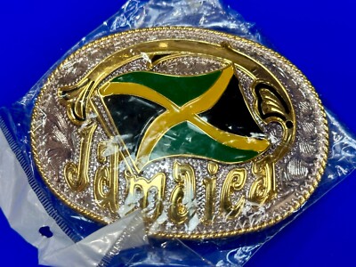 Jamaica Flag Jamaican Pride NOS LARGE Western vibe Patriotic