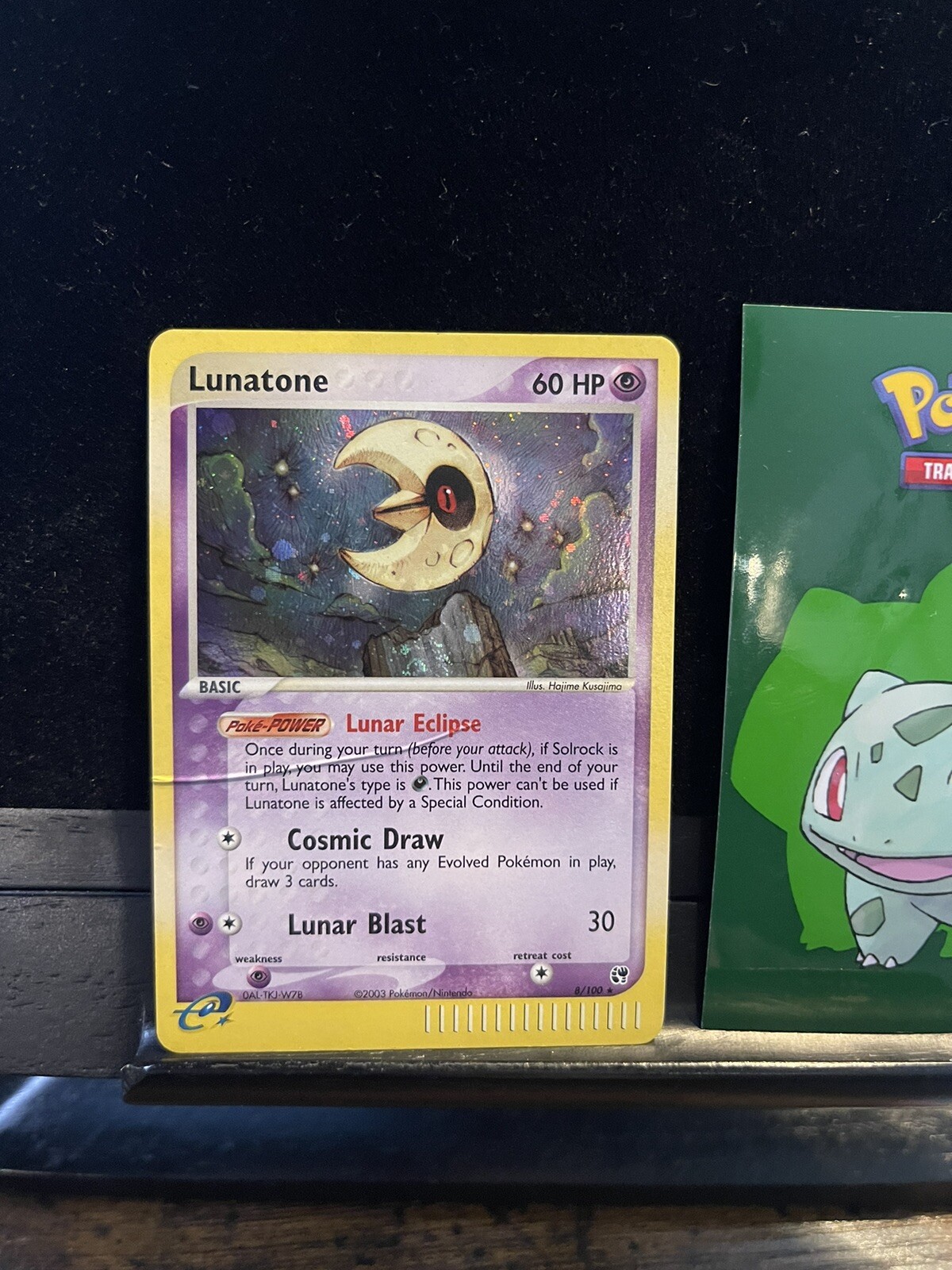 Pokemon Card Lunatone 8/100 Holo Rare Sandstorm 091🔥MP🔥