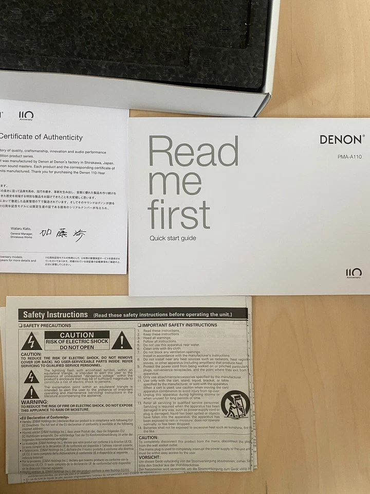 DENON PMA-A110 REMOTE RC-1237, NEW IN BOX SHIP NEXT DAY. - Image 4 of 4