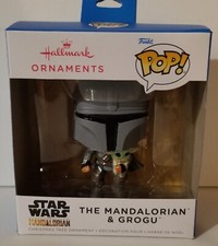 Hallmark Funko Pop Star Wars Mandalorian & Gr...