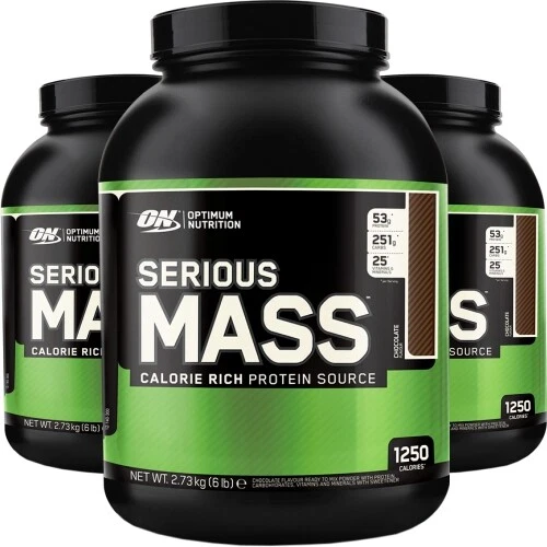 Optimum Nutrition Serious Mass Weight Gainer Muscle Mass Protein Powder 2.7kg