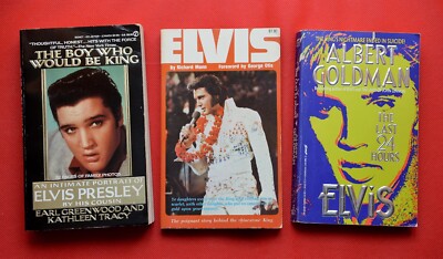 ELVIS PRESLEY - 3 x BUCH - THE LAST 24 HOURS / THE BOY WHO WOULD BE KING / ELVIS