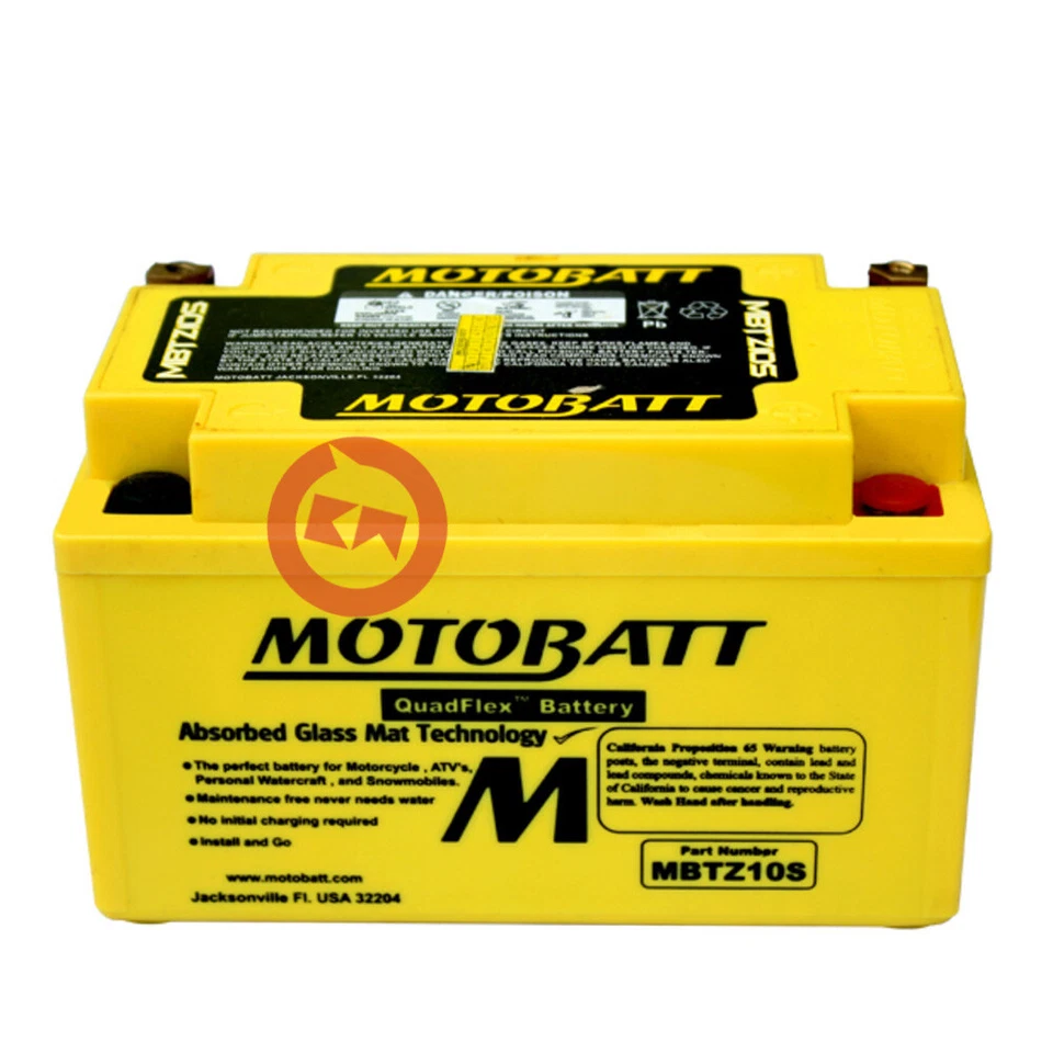 BATTERIA MOTOBATT MBTZ10S SIGILLATA YAMAHA YZF R1 1000 2009-2011 - Immagine 2 di 4