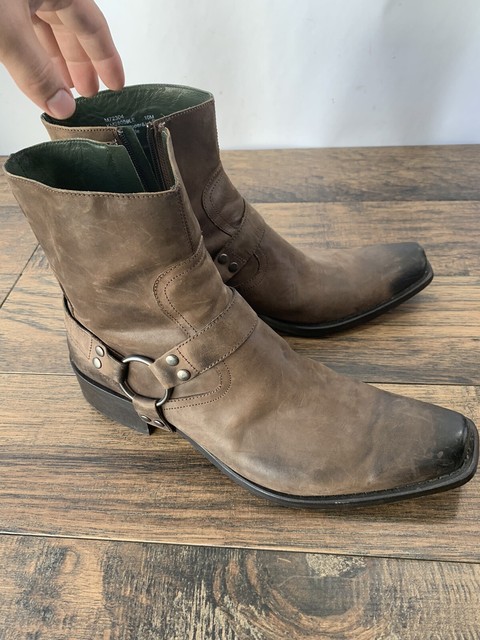 light brown dress boots men's