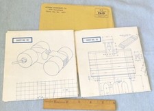 Lot of 2 Modern Handcraft mail out Do It Yourself Plan Blueprints Woodworking