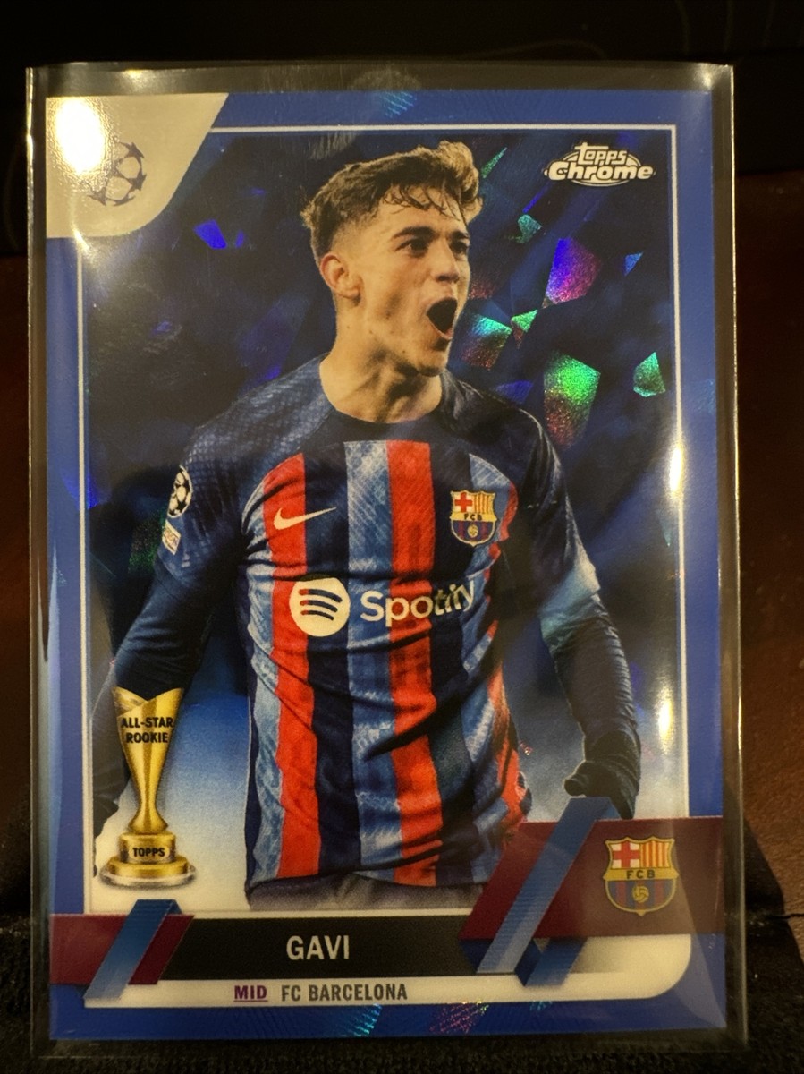 Gavi 2022-23 Topps Chrome UEFA Sapphire All Star Rookie | eBay