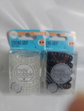 Invisibobble Power HairLoveTech Strong Grip Hair Rings, Clear Transparent, 10 Ct