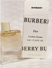 BURBERRY HER LONDON DREAM Eau de Parfum Perfume Splash Fragrance .16 oz MINI NEW