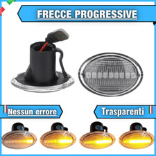 COPPIA FRECCE LATERALI DINAMICHE LED LANCIA YPSILON 843 Y TRASPARENTI NO ERRORE