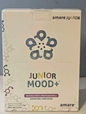 Amare Global Junior Mood+ Natural Fruit Sugar Free 30 Sticks  - New! Exp 3/2026