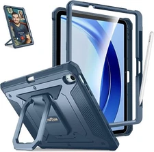 Case for iPad Air 11-inch M3 (2025) / M2 (2024) Rotating Grip Stand Rugged Cover