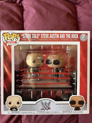 Funko Pop WWE Ring 2 Pack STONE COLD STEVE AUSTIN and THE ROCK